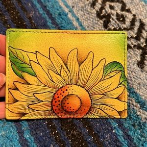 Lightly used Card holder with mirror